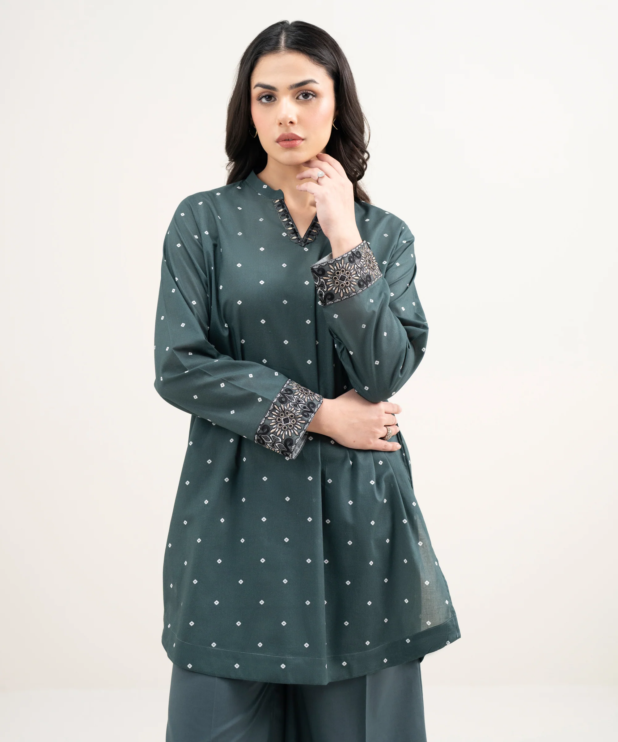 Embroidered Lawn Shirt